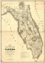 Florida 1839 State Map